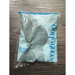 Silkies Control Top Pantyhose Color Mocha Sandal Foot Toe NEW